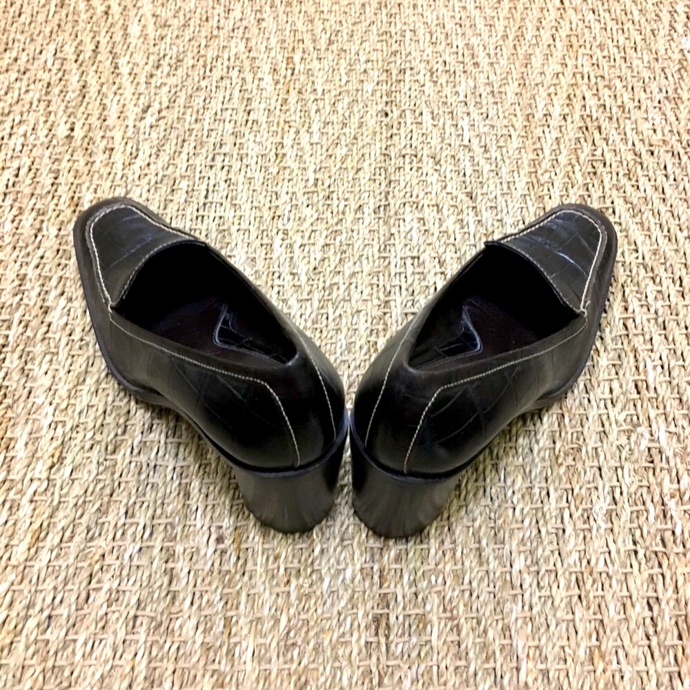 EUC Leather ANTONIO MELANI 3” Platforms - Picture 7 of 10